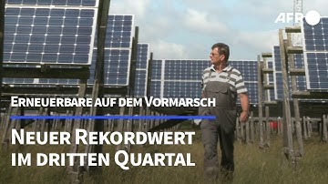 Neuer Rekord bei Stromerzeugung durch Erneuerbare | AFP