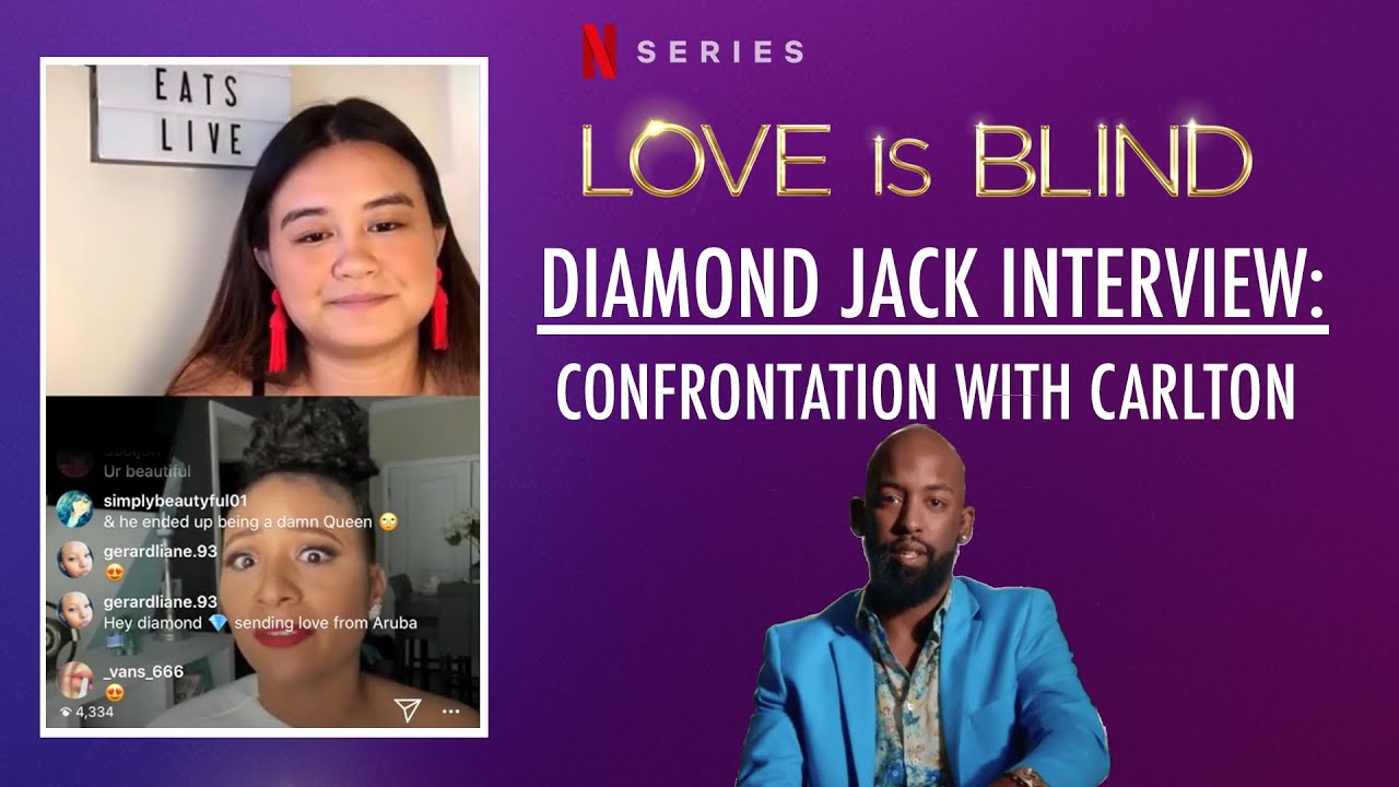 Diamond Talks Pool Fight With Carlton on “Love Is Blind” Interview