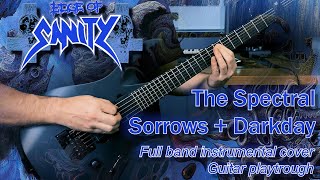 Edge Of Sanity - The Spectral Sorrows + Darkday Instrumental Cover (Guitar Playthrough + Tabs)