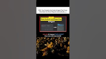 "This AI Agent Converts Data Into Reports Automatically! ⚙️📈" #AIWorkflow #automatedanalytics