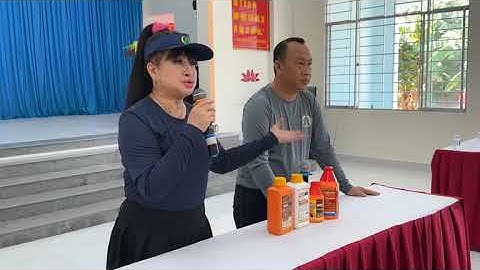 Hội thảo nông dân xã Tân Phong, Cai Lậy, Tiền Giang: Giới thiệu các sản phẩm của Tập đoàn An Nông