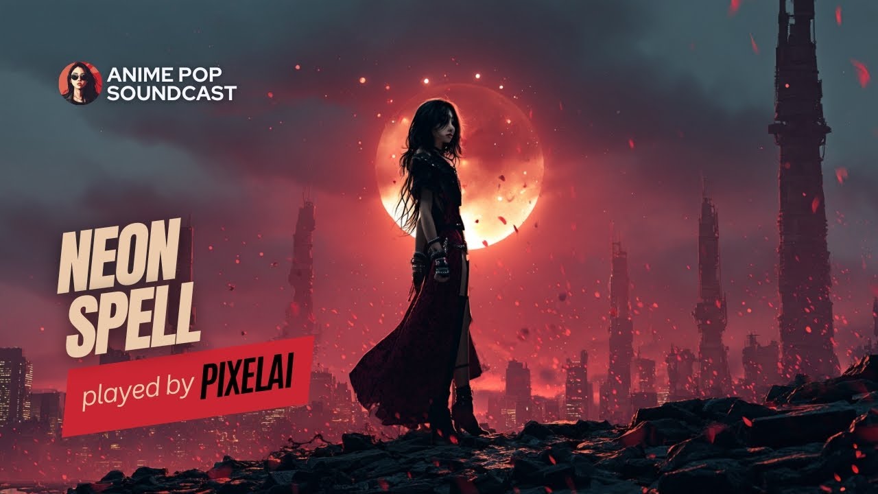 Neon Spell – Anime J-Pop Song | Modern Witch Anthem [AI Music by PixelAi]