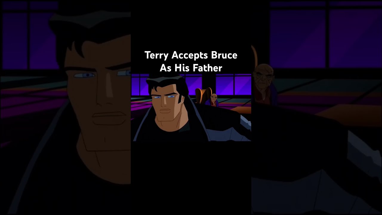 Terry Acknowledges That He Is Bruce Wayne S Son Batmanbeyond