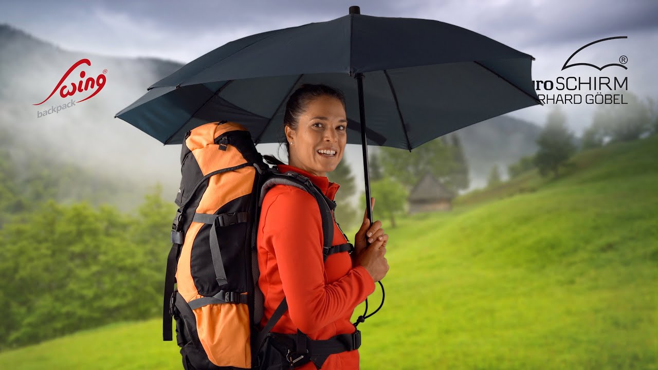 hiking backpack umbrella