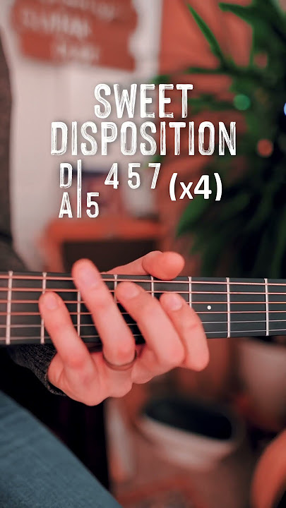 Sweet Disposition The Temper Trap Guitar Tutorial // Sweet Disposition Guitar Lesson