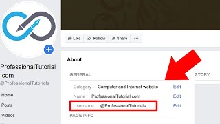 How to Change Facebook Page URL