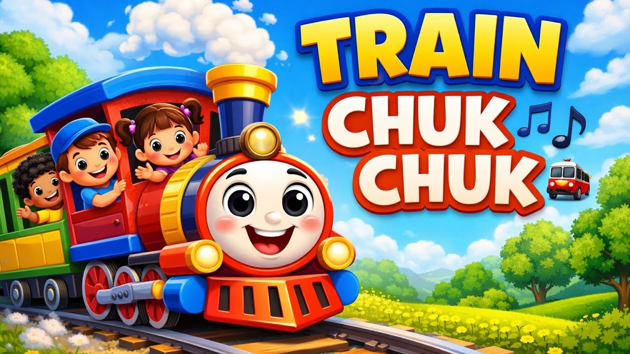 Train Chali Chuk Chuk  | Fun Hindi Nursery Rhyme for Kids