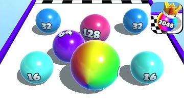 Ball Merge 2048 - All Levels Ball Gameplay Android, iOS  ( Level 87 - 95 )