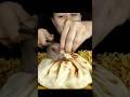 Cutting Big Momo With Knife Mukbang Asmr Eatingshow Momos Dumplings Khinkali Biggestmomo