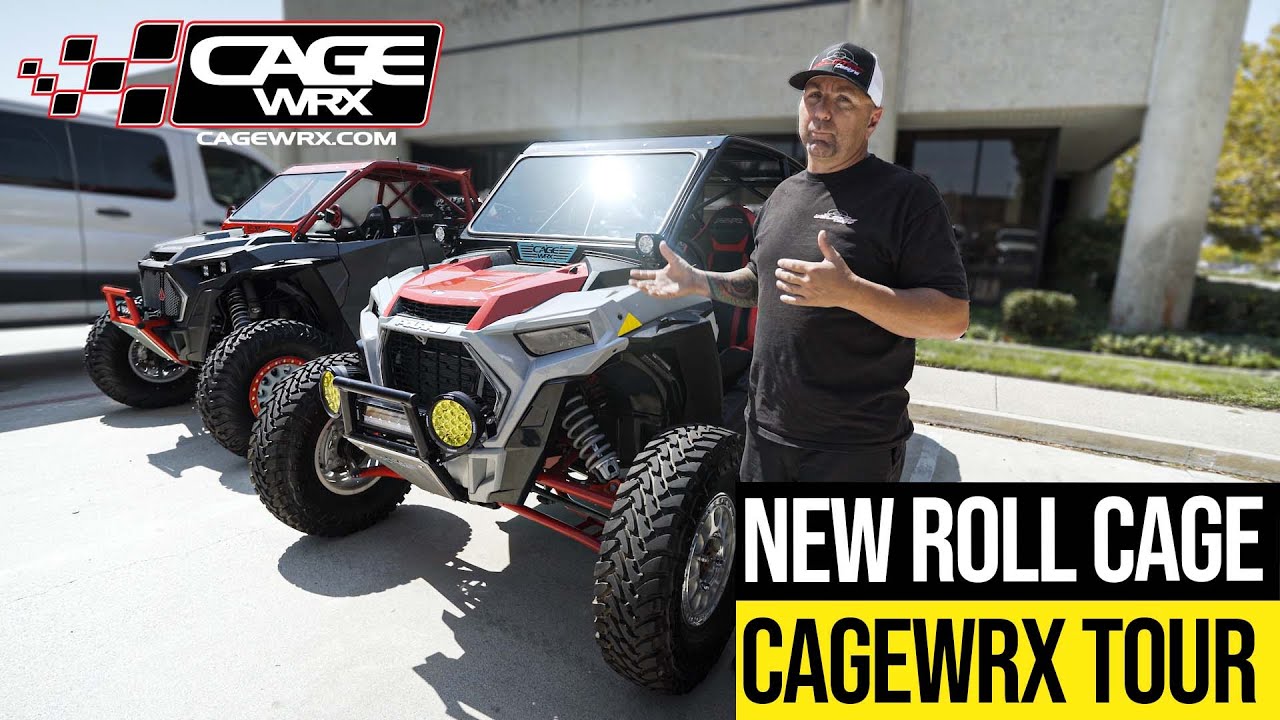 Polaris RZR SEMA Build  Cagewrx Tour + Baja Spec Cage 