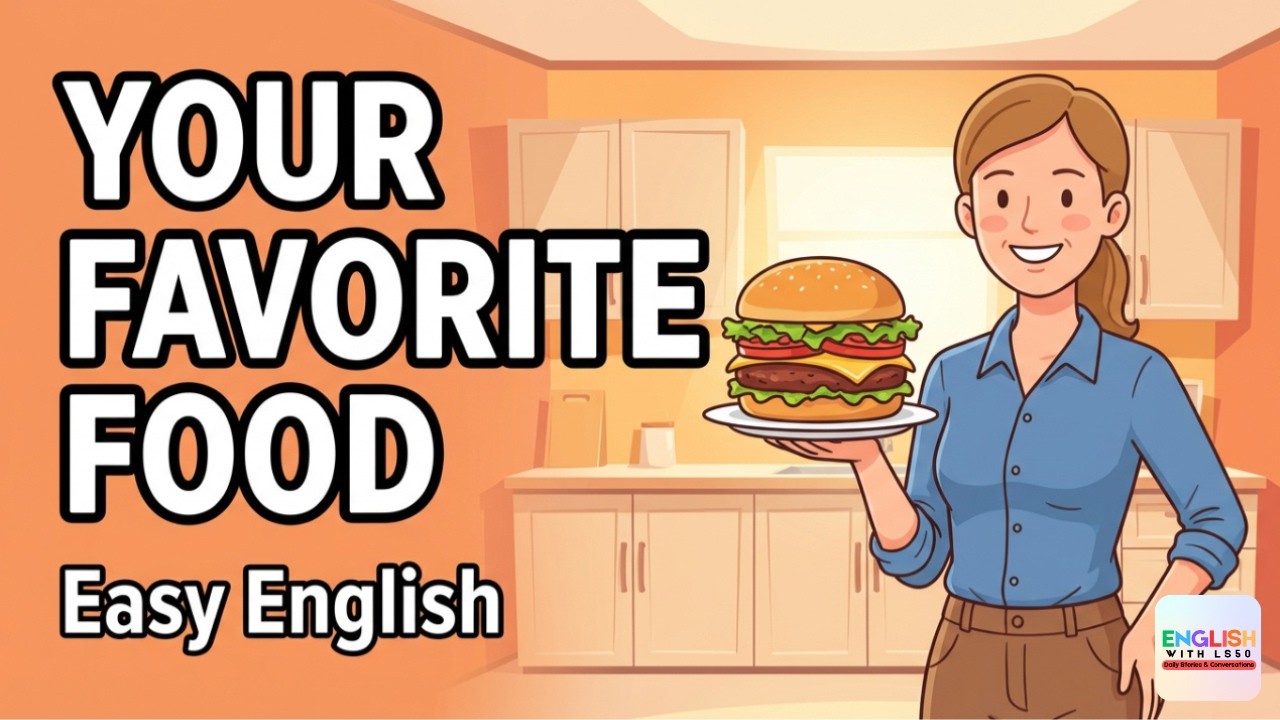 How to Talk About Your Favorite Food in English | Slow & Easy Conversation Practice