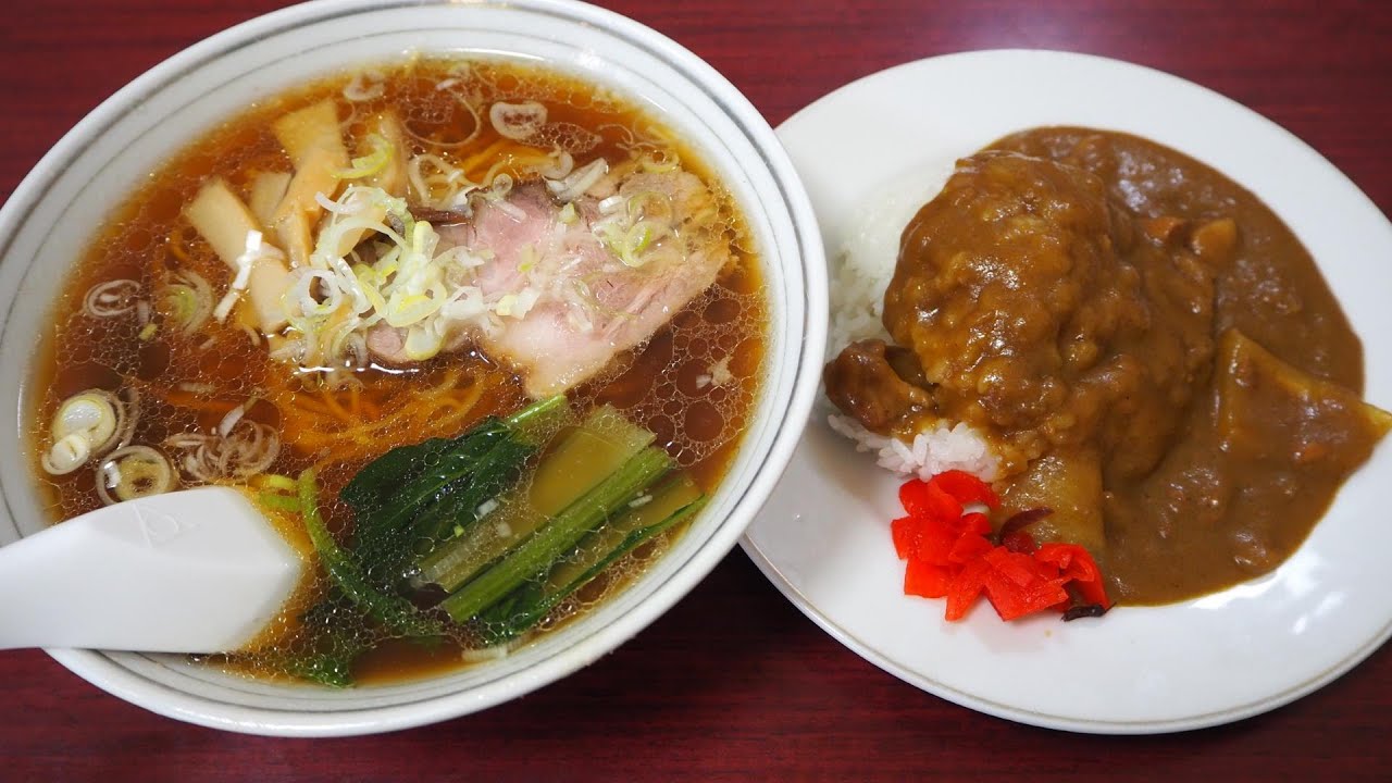 最高に昭和レトロな食堂と評判 神田で人気 栄屋ミルクホール ラーメン カレーセットが美味 東京 神田 Youtube