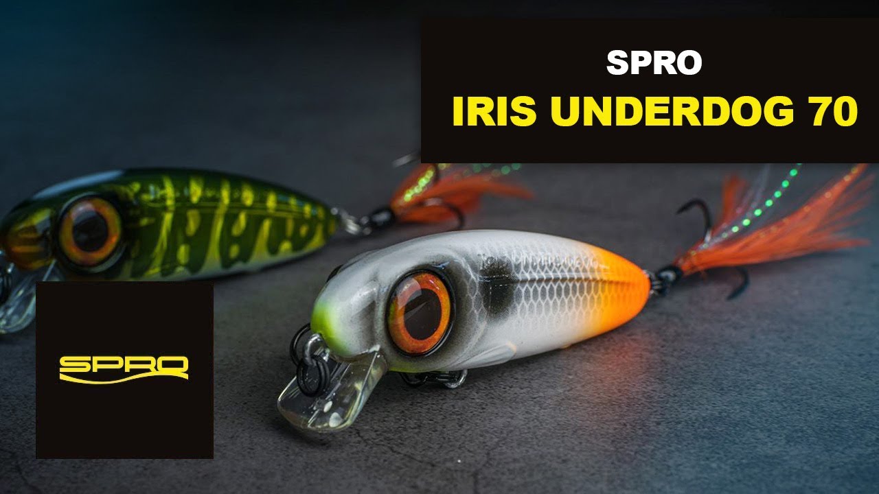 Leurre SPRO Iris Underdog Jointed 8 Cm 18 G – Crankbait 2 Parties, Flottant, Profondeur 0,5 M