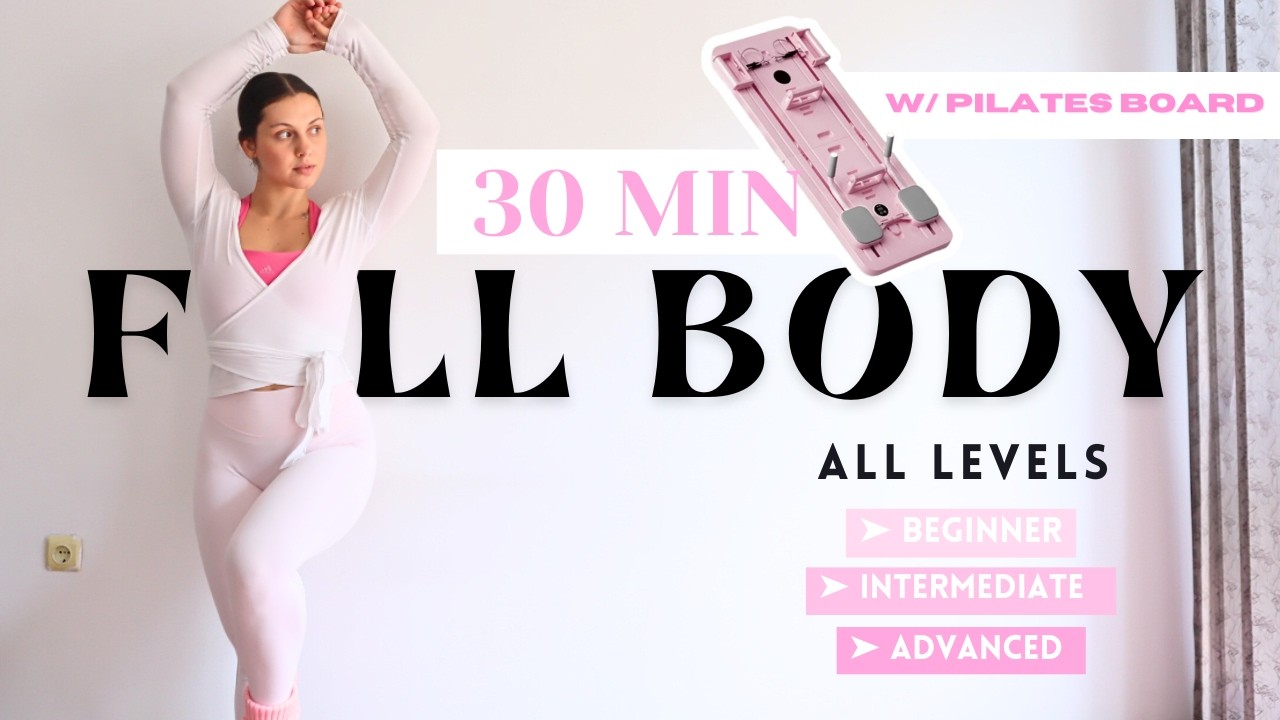 PILATES BOARD WORKOUT at home | 30 min | full body | Alligne Studio