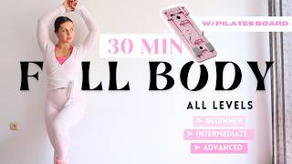 PILATES BOARD WORKOUT at home 30 min full body Alligne Studio