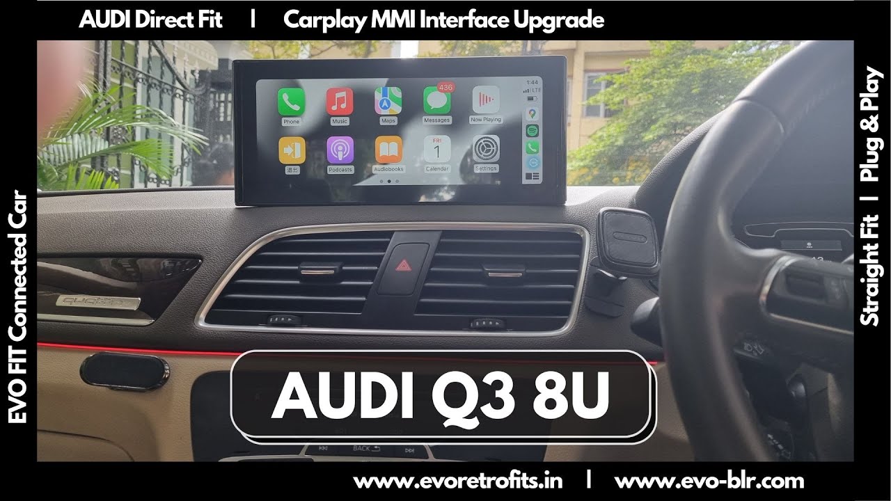 Autocollant Fibre De Carbone Pour Audi Q3 8U (2011-2018) - Noir, Pour Cadre De Phare, 3D, Protection Contre Rayures - 4