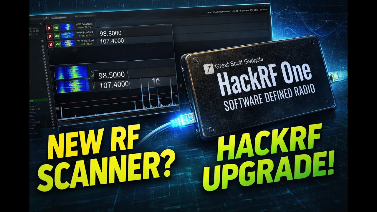 HackRF стал еще лучше 🔥 Тестирование нового радиочастотного сканера Mykola | Signal Intelligence