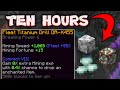 I MINED MITHRIL FOR TEN HOURS AND I GOT ___ In Hypixel Skyblock