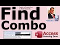 Microsoft Access Combo Box to Find Records, Search For Customers