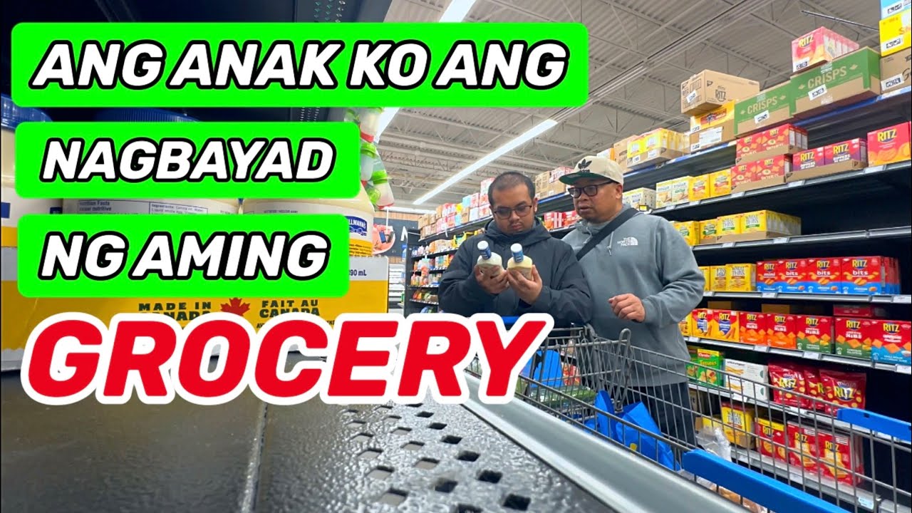Grocery day again, our Canada life