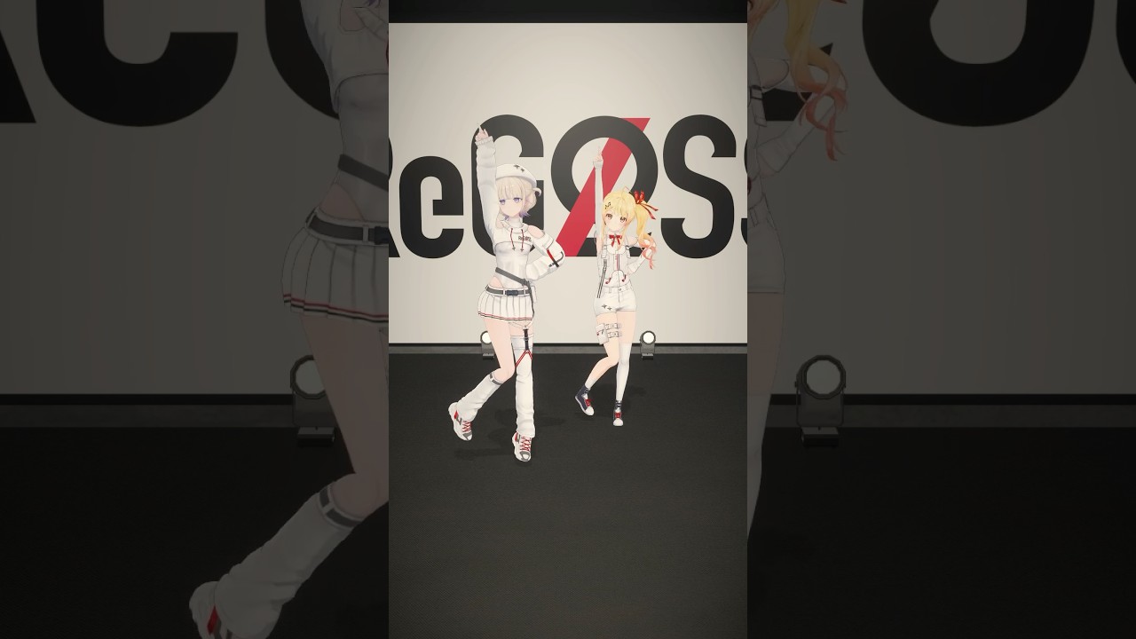 #ReGLOSS 7th Single #アワータイムイエロー 踊ってみた💛💜 #Vtuber #音乃瀬奏 #轟はじめ #shorts