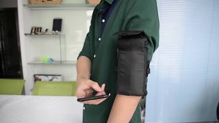 ORIORI dual-use convenient phone armband and shopping tote bag