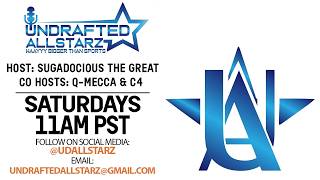 UNDRAFTED ALLSTARZ SPORTS SHOW LIVE ON HOT7025FM.COM!