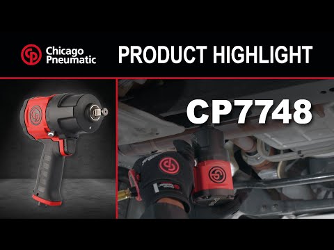 CP7748-2 Пневмогайковерт ударный удл. шпиндель 1/2", 1300 Нм, 2,1 кг (видео 1)
