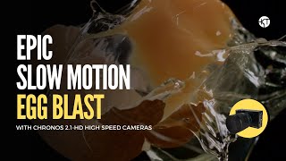 Epic #slowmo Egg Blast filmed on Chronos 2.1-HD