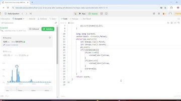 Leetcode-2593 || Find Score of an Array After Marking All Elements