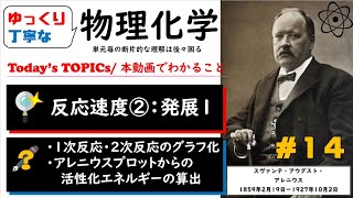 【大学物理化学 14 】 反応速度論から物質収支を予想 「ゆっくり丁寧」