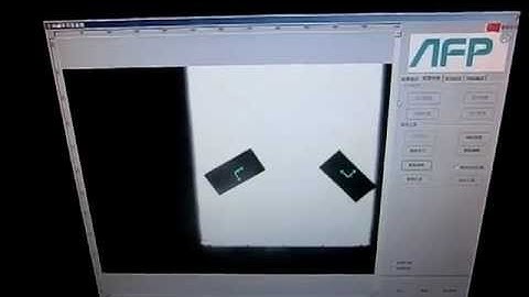 AFP Delta Robot pick up and place and AFP Robot vision system