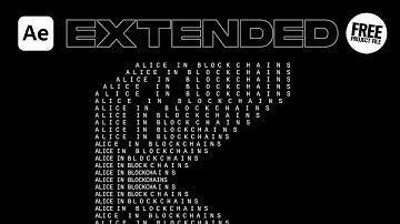 Extended Tutorial: 99% Procedural Kinetic Type Loop in After Effects