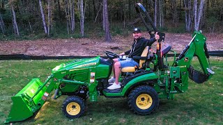 Taking Delivery of and Using My John Deere 1025R For The First Time