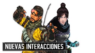 •NUEVAS• Wraith y Mirage... Interacciones Apex Legends #upheaval | season 21