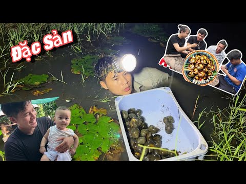 Làm Bến Thuyền Câu Săn LOài Vật Dưới Lòng Ao Ku Đen Chuẩn Bị Cho Chuyến Đi Xa Xa