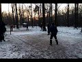Мини-теннис зимой