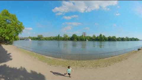 Insta360 One X2 Spatial audio Zoom H2n / Frankfurt 360°