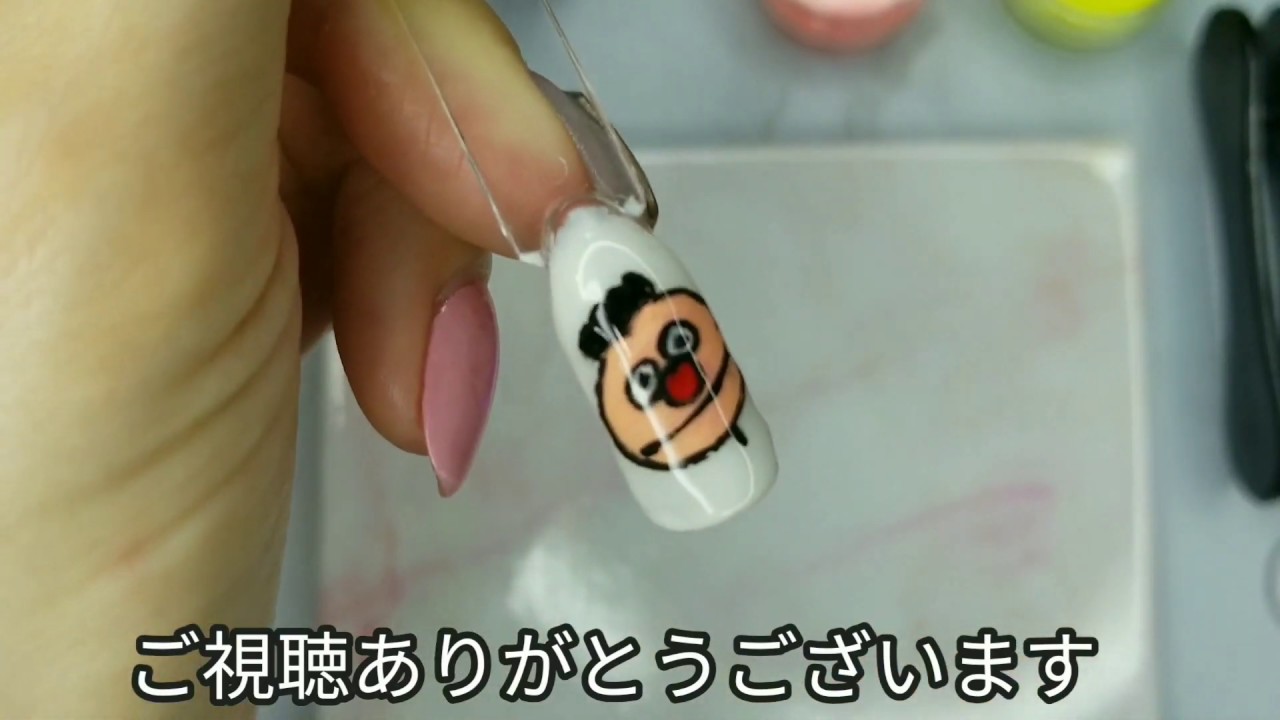 脱 残念 キャラクターネイル トレーシングペーパー スタンパー Character Nail With Tracing Paper N Stamper Youtube