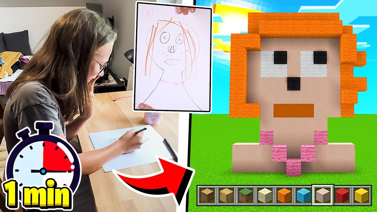 Muszę ZBUDOWAĆ co moja SIOSTRA NARYSUJE w Prawdziwym Życiu!