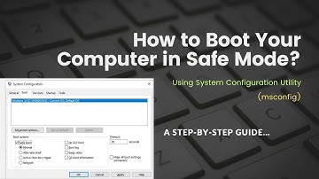 Boot Computer in Safe Mode | Windows 10 | Windows 11 @pcguide4u