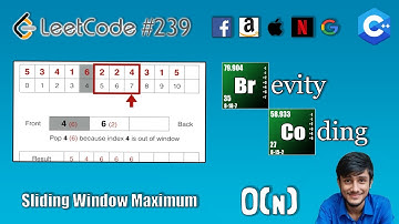 [C++] - Leetcode 239 - Sliding Window Maximum With Algorithm Explained [Amazon Interview Question]