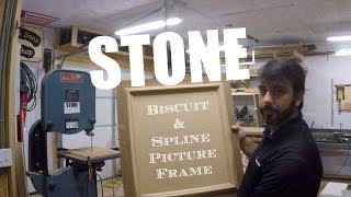 Picture Frame with Moulding - Biscuit and Spline Joinery @stonecreekbottom