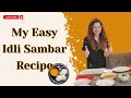 Home cooking idli sambhar recipe bhagyashree breakfast homecook vlog