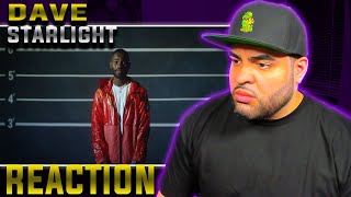 NEW YORKER REACTS TO UK RAPPER | Dave - Starlight (Official Video)