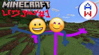 ((Minecraft)) - Alek & Oliver Lets Play #1 - We Are So Lucky!