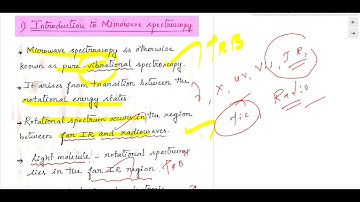 1. Rotational Spectroscopy