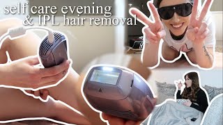 self-care routine & at home laser hair removal ✨