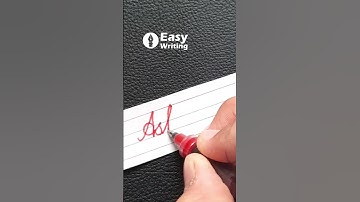 How to write Ashley in cursive writing | cursive handwriting practice #shortsfeed