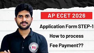 Ap Ecet 2026 Application Form Step-1 Fee Payment Process Explained